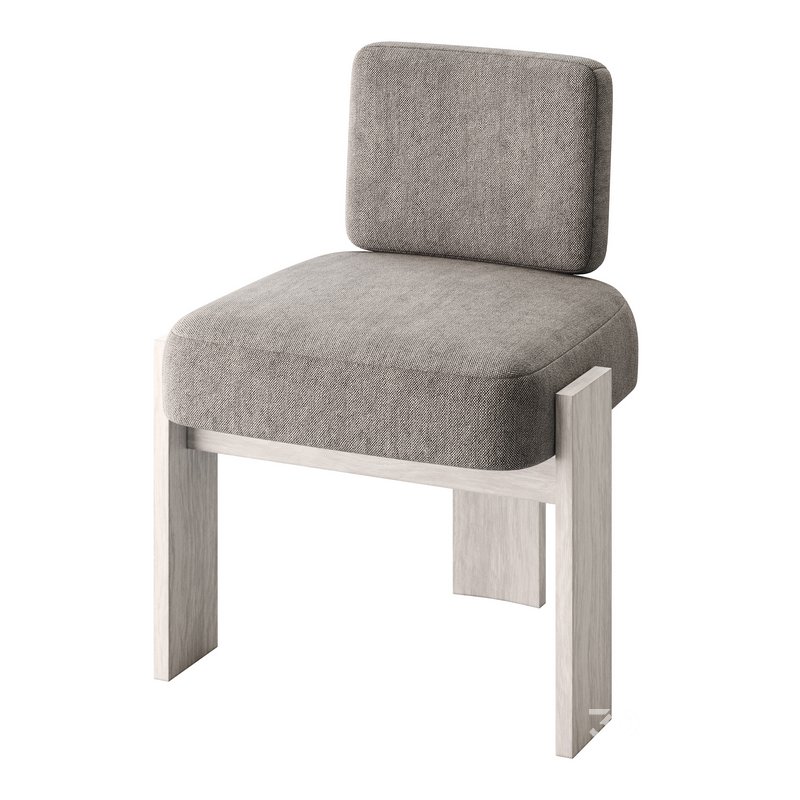 C Back Armless Chair Image 5