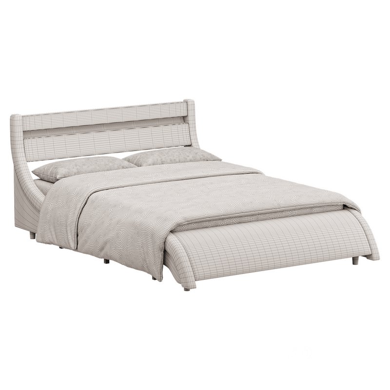 Homfa Full Size Bed Frame Image 14