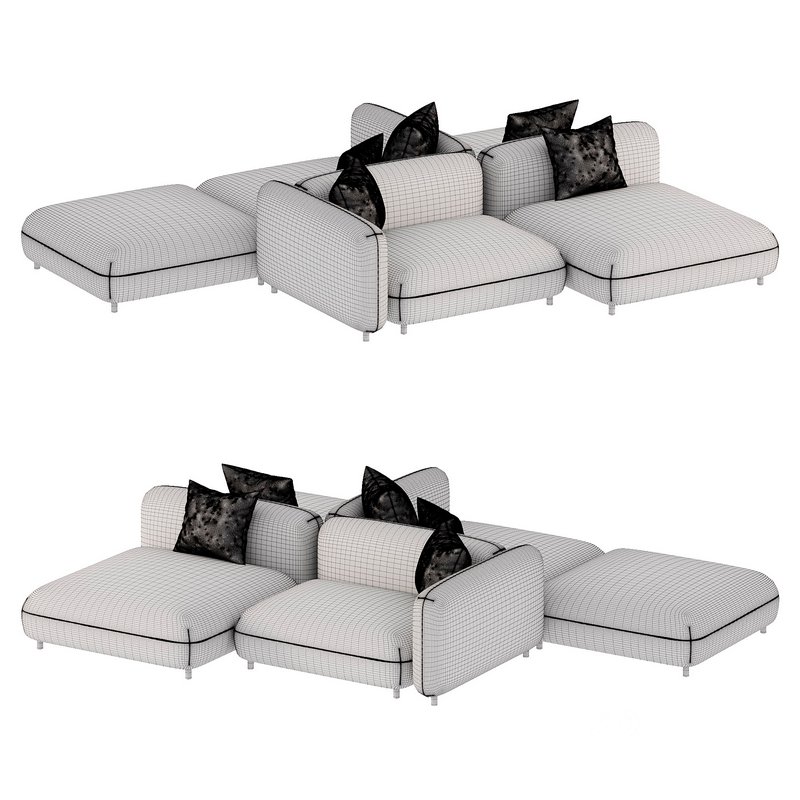 Tokio Modular fabric Sofa 3 Image 4