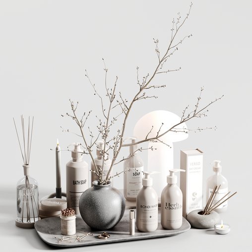 Bathroom accessories set 38