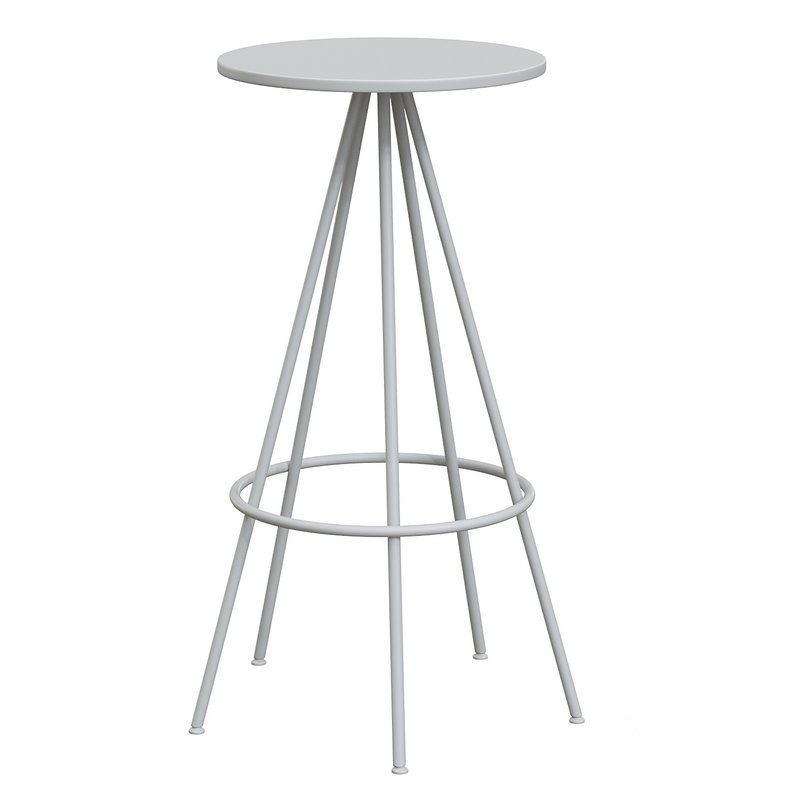 Urban Industrial Five Leg Round Bar Stool Image 1