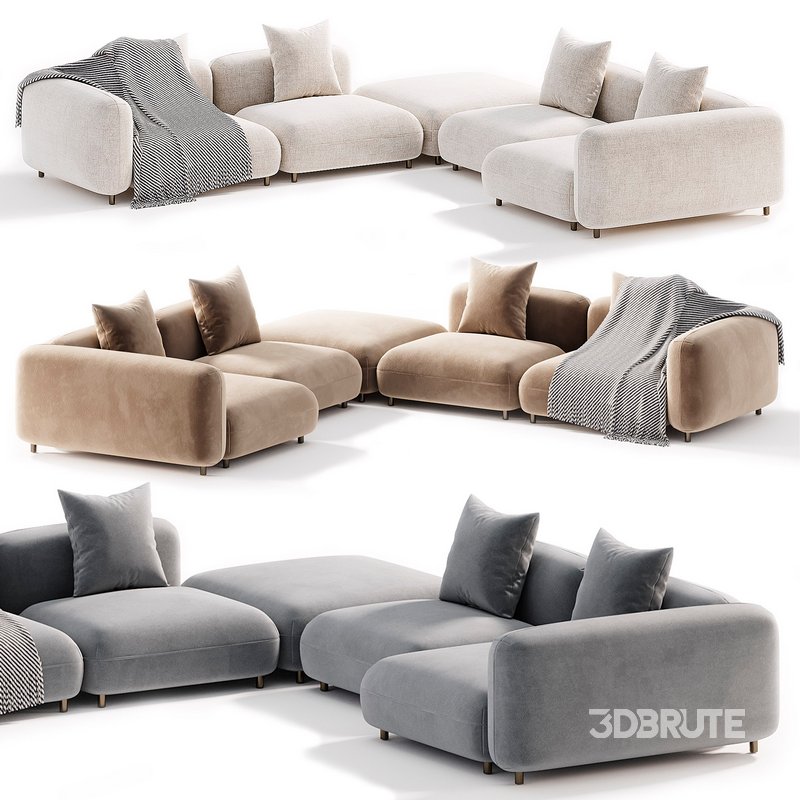 TOKIO Modular fabric Sofa Image 1