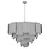 Round pendant chandelier made of ribbed glass 164FA-33128 Garda Decor - Thumbnail 2