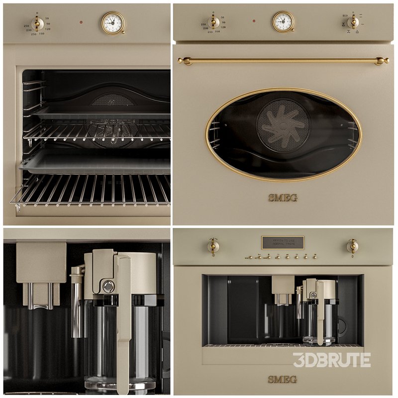 smeg appliance cream Image 7