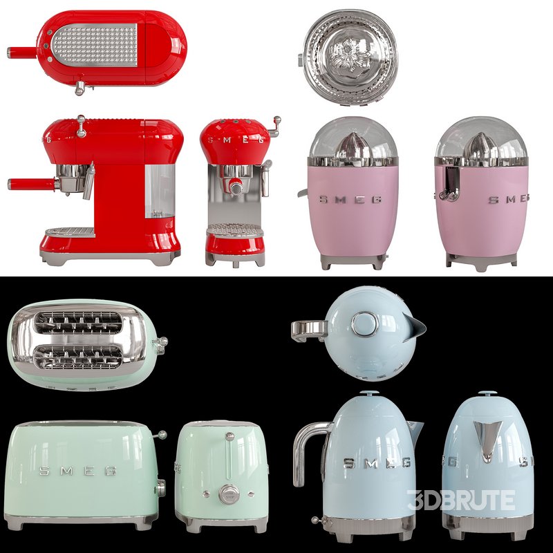 smeg appliance cream Image 2