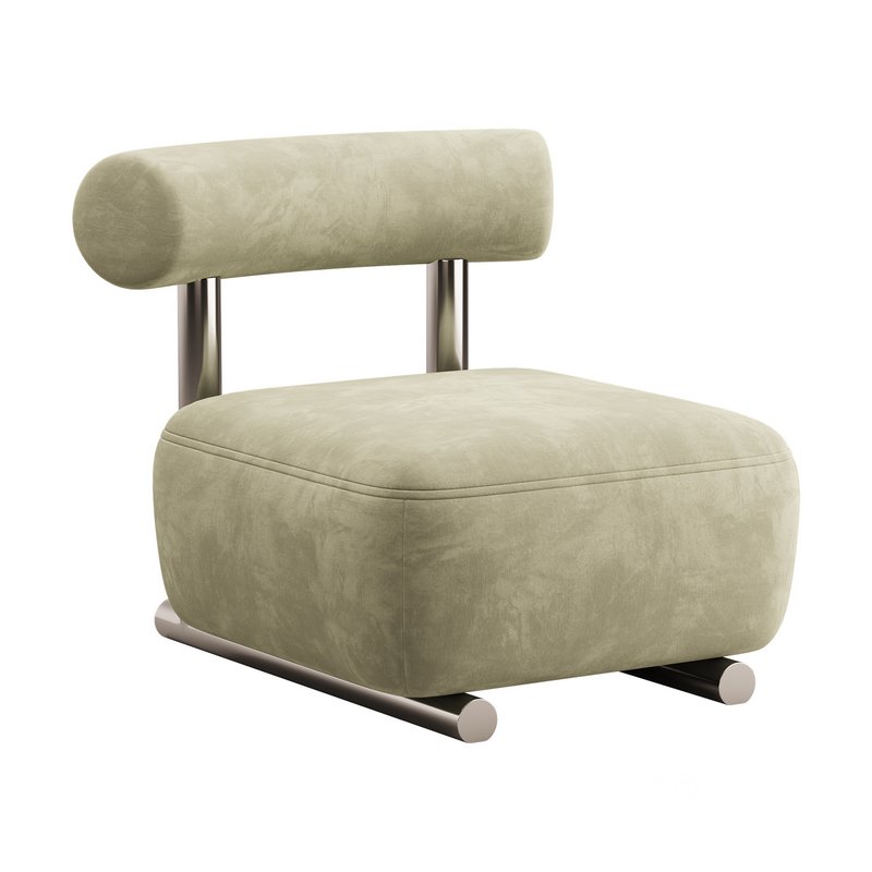 Modish Solid Color Foam Side Chair Image 12