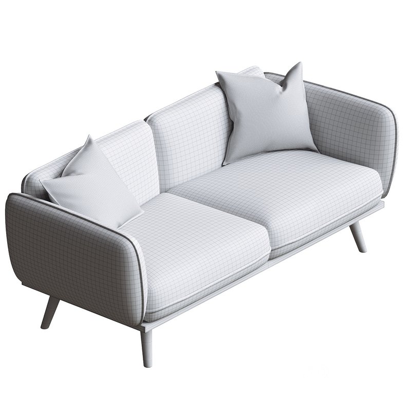 Bonaparte Sofa in Blanc Boucle Image 5