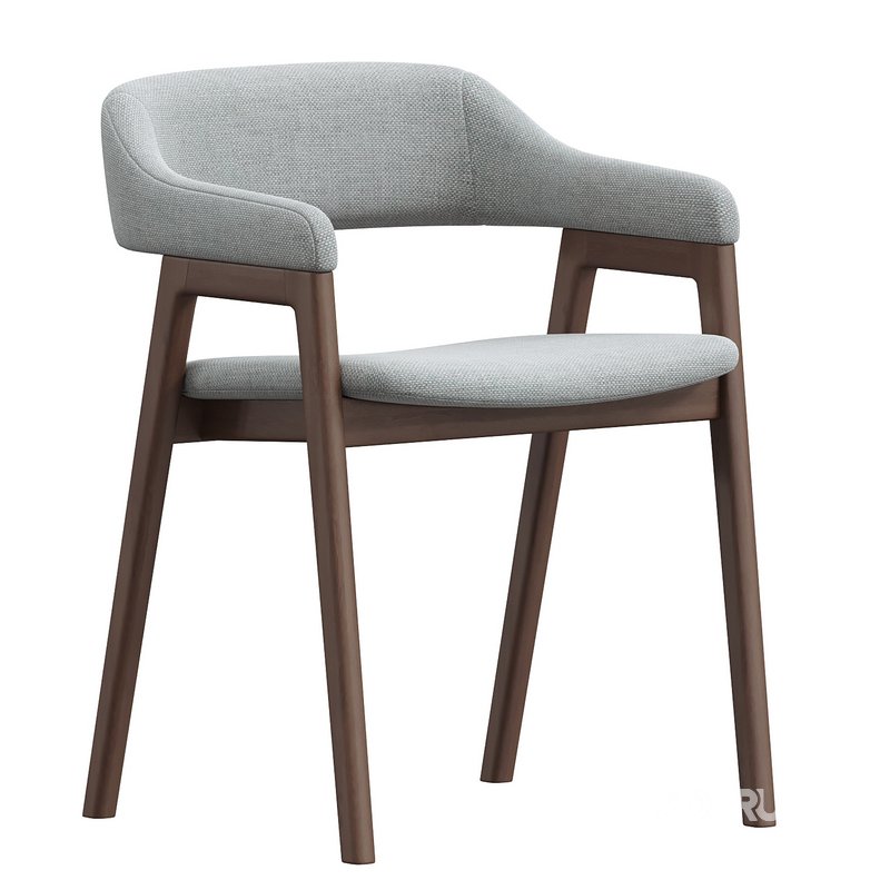 Abilene Upholstered Dining Arm Chair WestElm Image 1