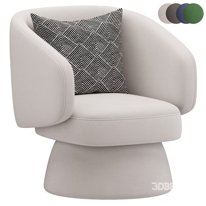 Air Swivel Armchair Image 1