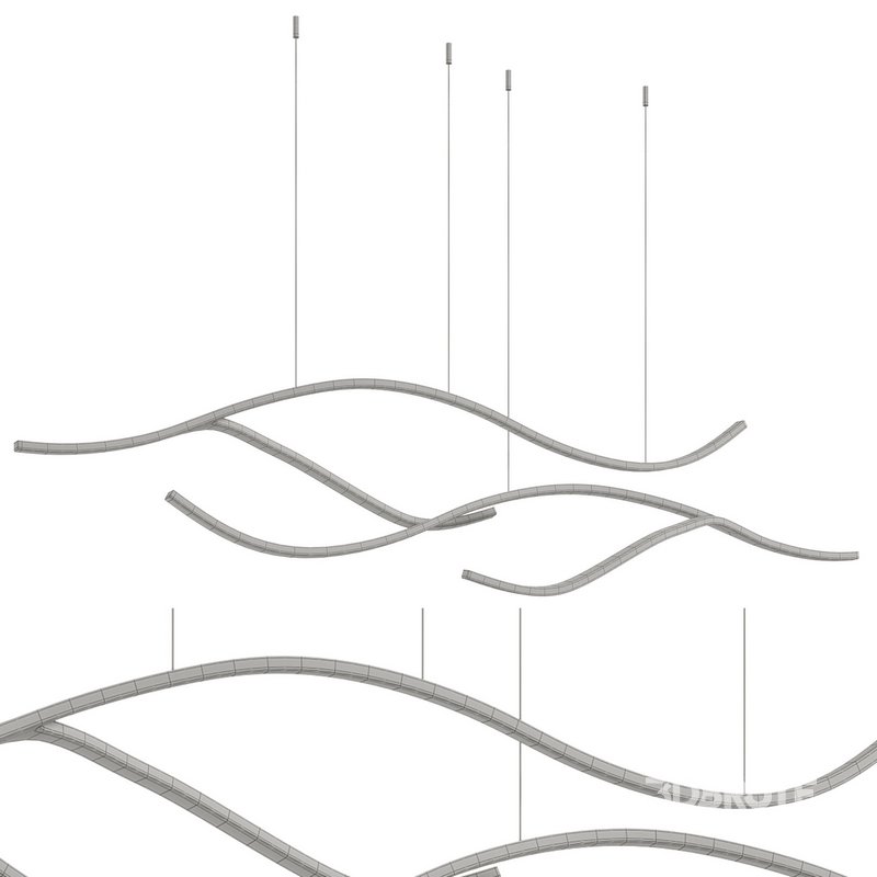 Louise Modern Wave Pendant Light Image 2