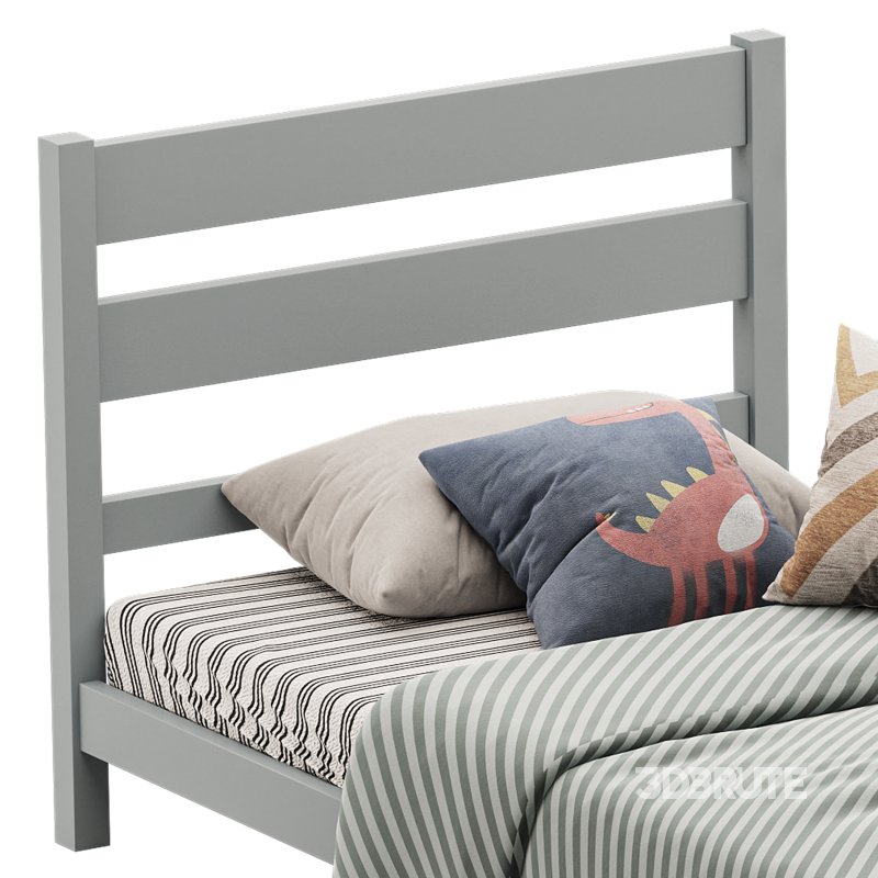 PAPROOS Twin Bed Frame for Kids Image 10