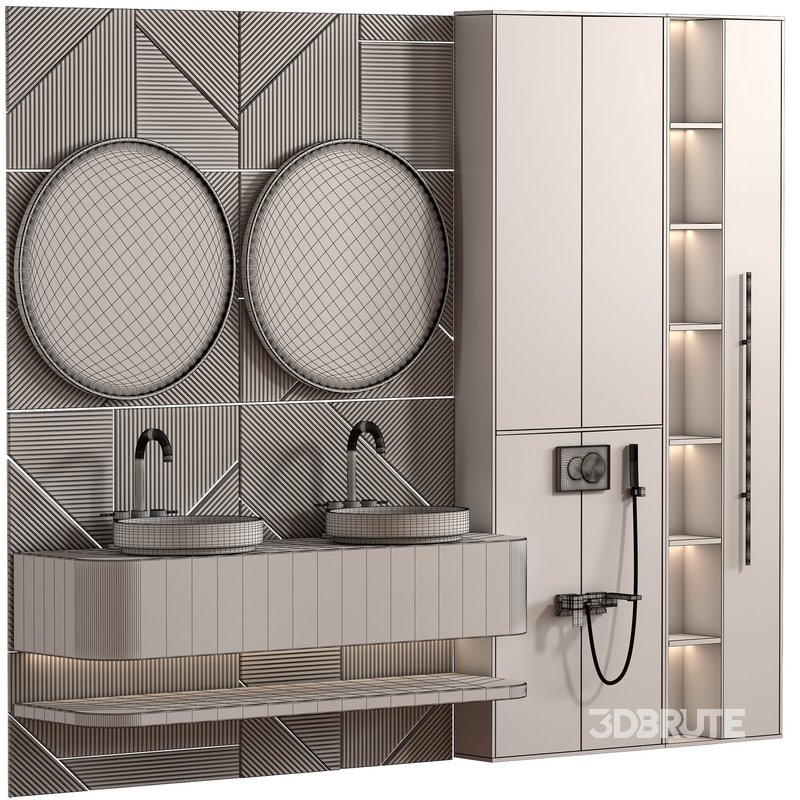 bathroom furniture set 042 Image 4