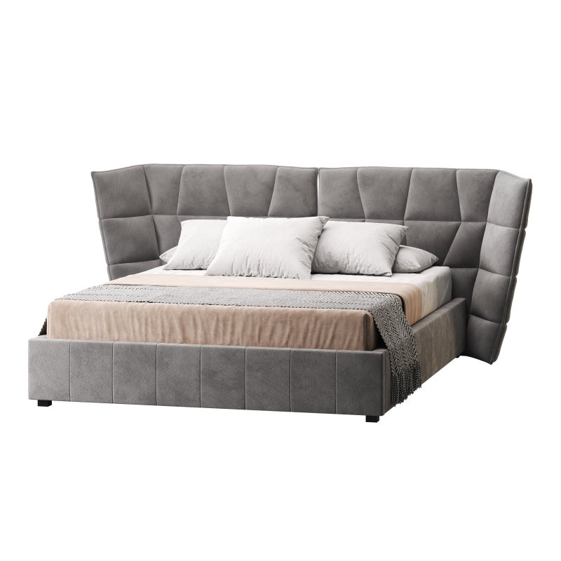 Bed Grey Husk Image 7