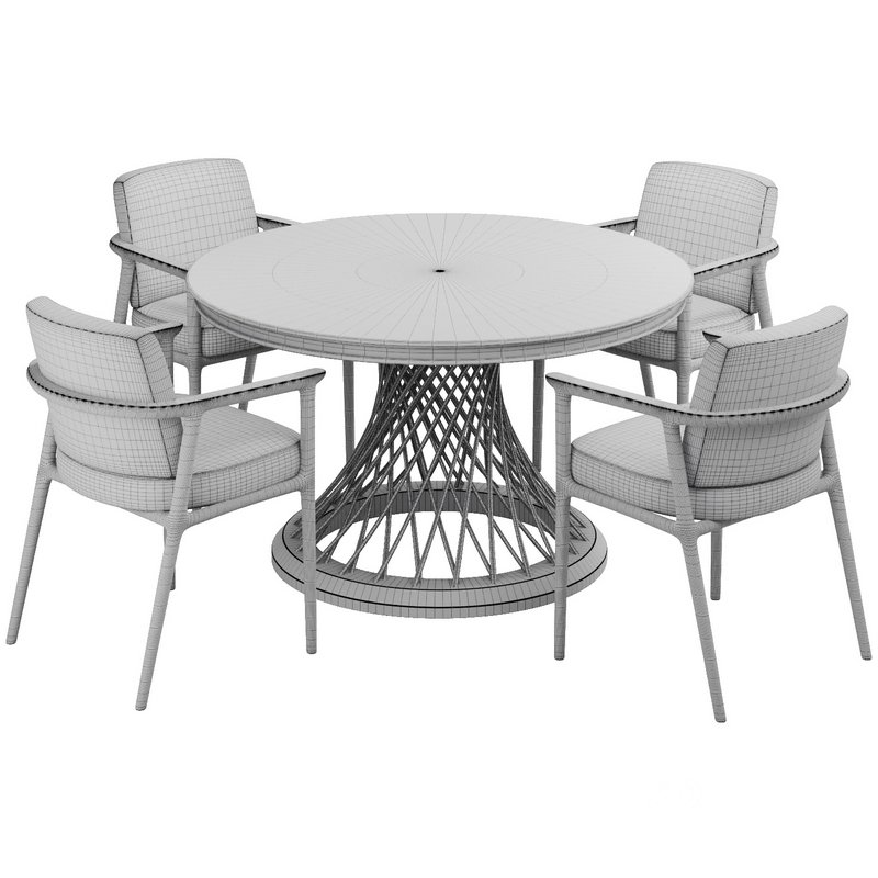 Dinning chair and table215 Image 4