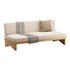 Pierre Leather Armless Loveseat - Thumbnail 13