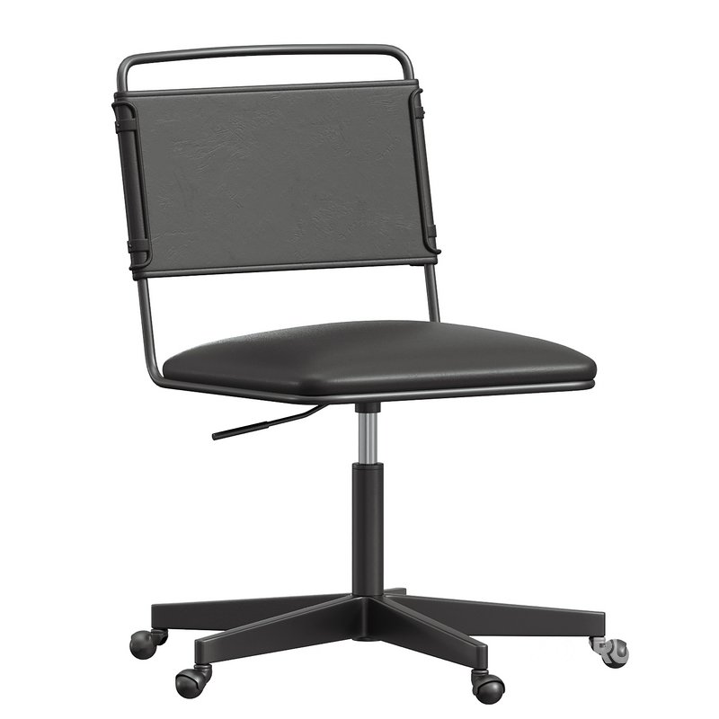 Perkins Leather Swivel Desk Image 1