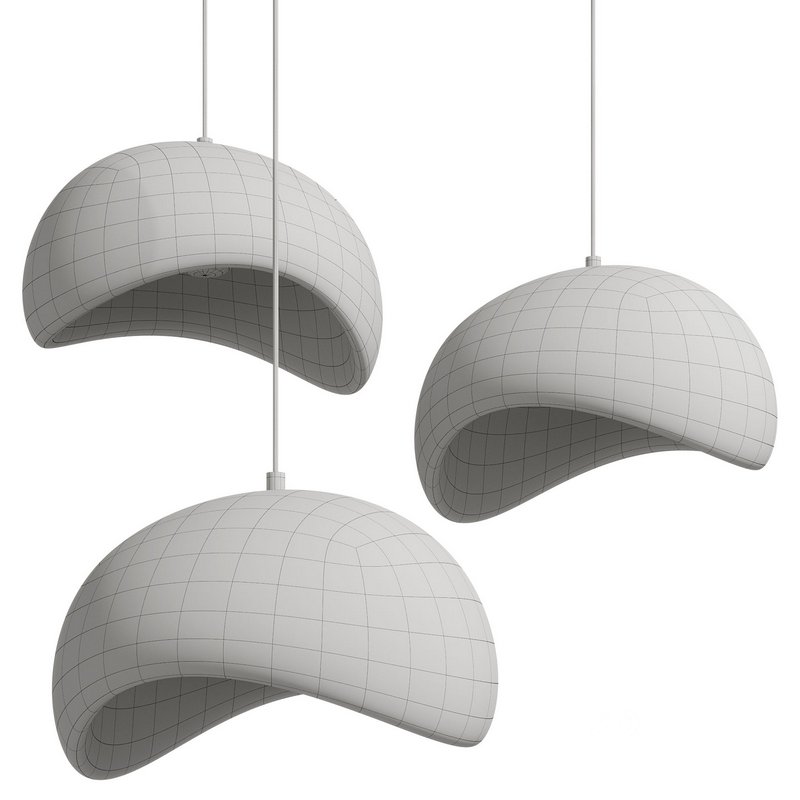 Handmade Oval Resin Chandelier Lamp Image 5