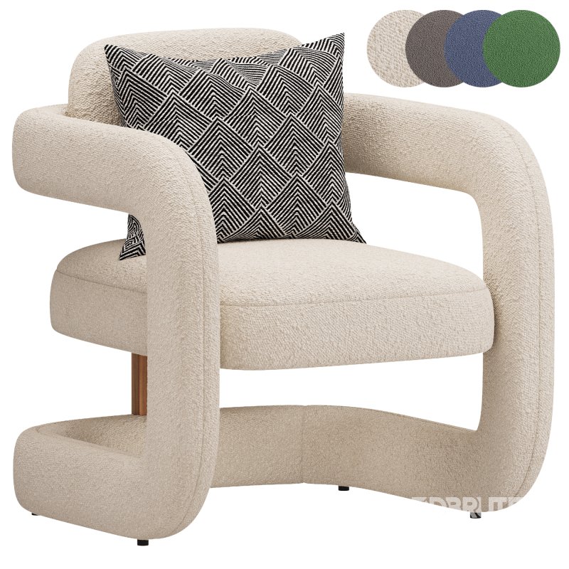 Four Hands Bronte Armchair Image 1