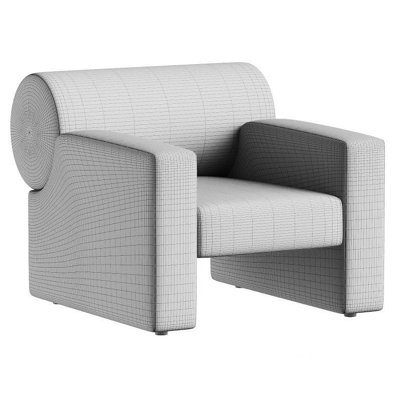 armchair white 3 Image 6