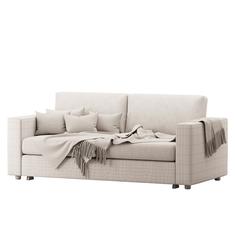 Sleeper sofa Gunnared beige Image 14