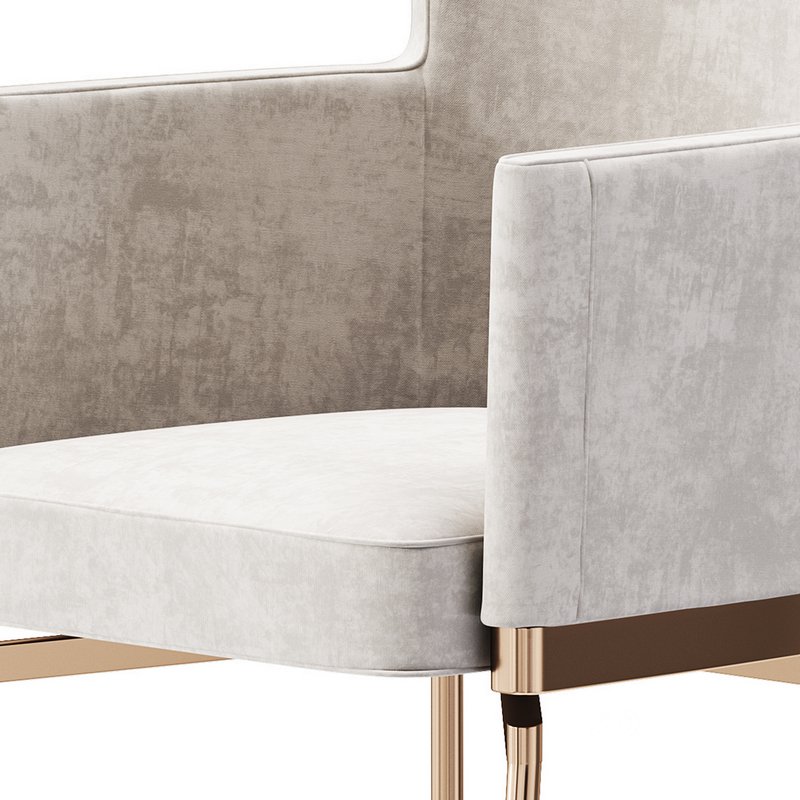 EVORA METAL LEGS UPHOLSTERED CHAIRS Image 10