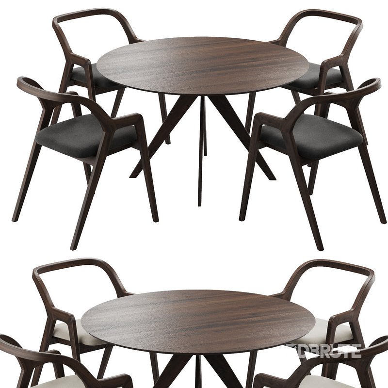 Dinning chair and table220 Image 1