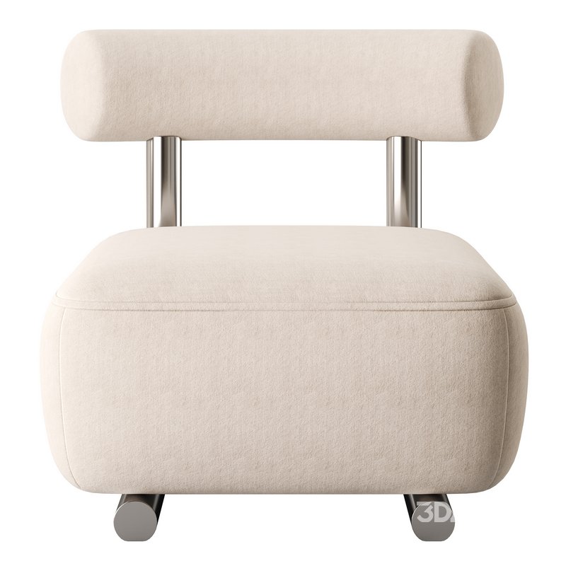 Modish Solid Color Foam Side Chair Image 13