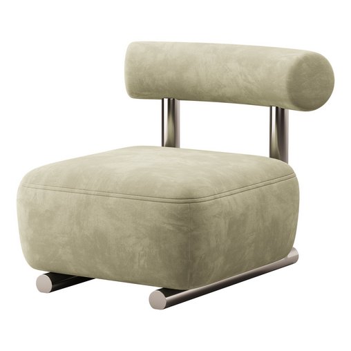 Modish Solid Color Foam Side Chair