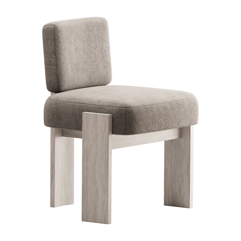 C Back Armless Chair Image 10