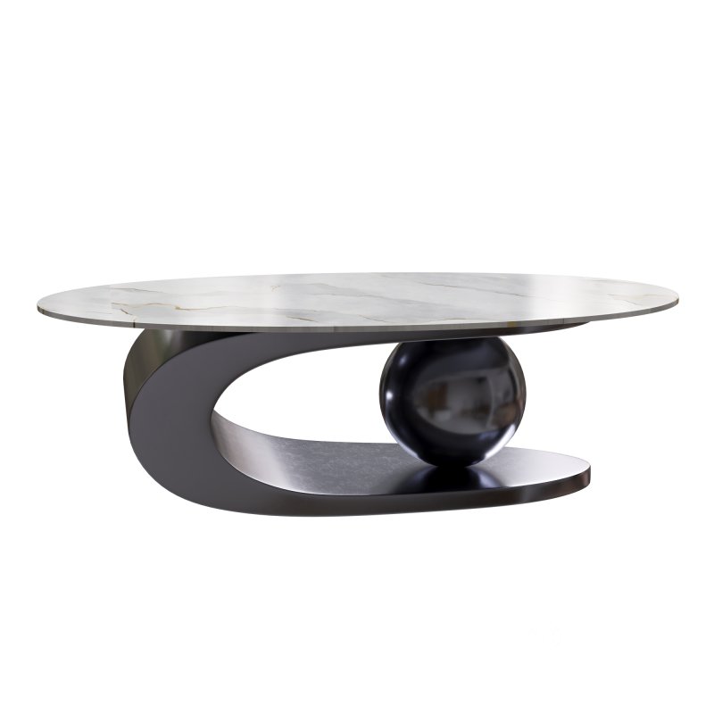 Stainless steel table made of gold Image 2