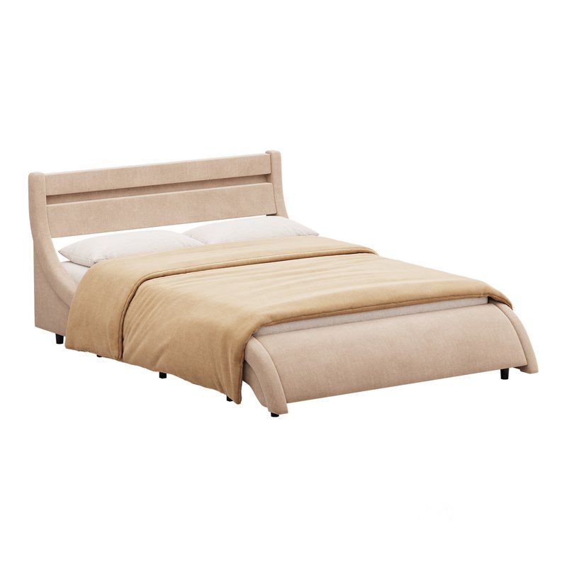 Homfa Full Size Bed Frame Image 3