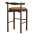 Counter Stool UCA- Dark Brown Wood - Thumbnail 4