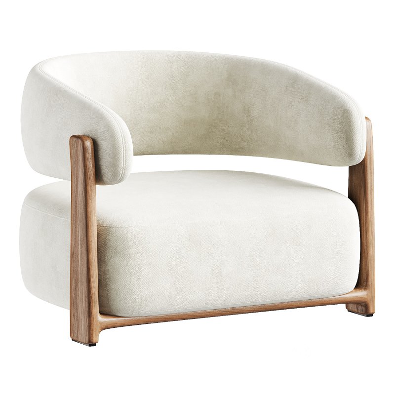 armchair white 2 Image 3