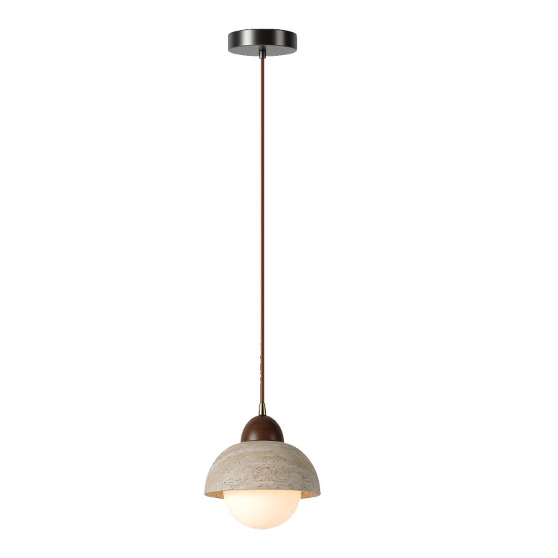 Natural Marble Pendant Light Image 2