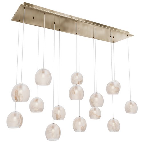 Lazio 15-Light Linear Multi-Drop Pendant Currey Company