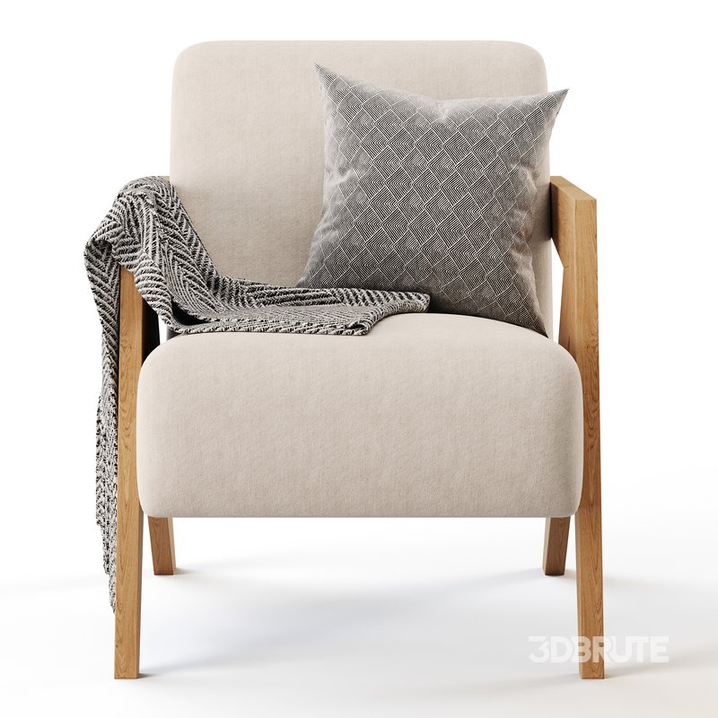 Contemporary Accent Chair Image 3
