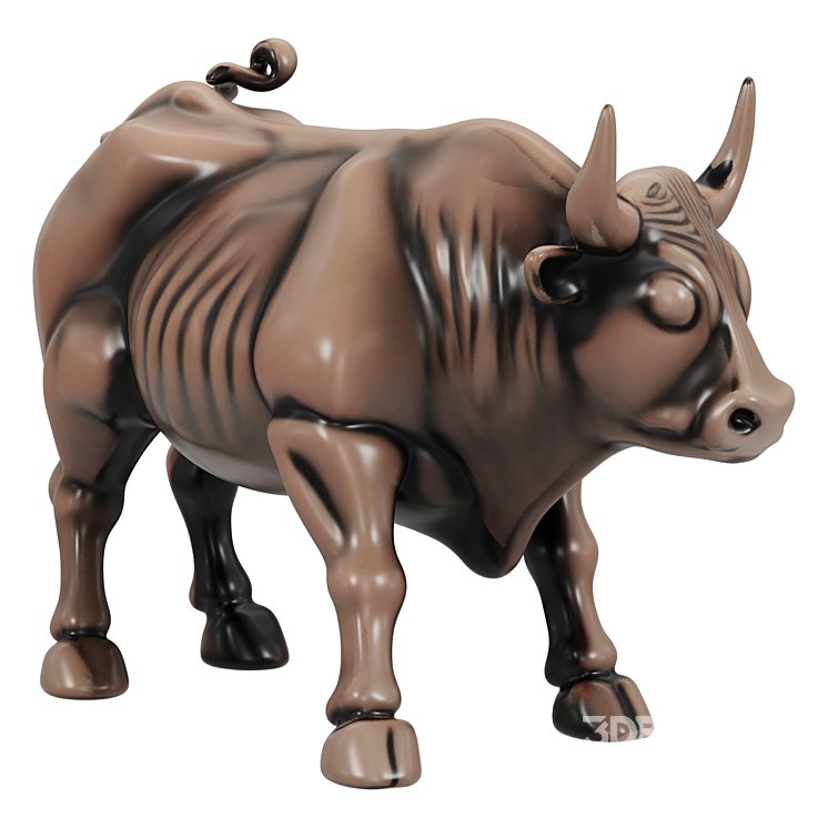 Bronze Bull Statue Image 2