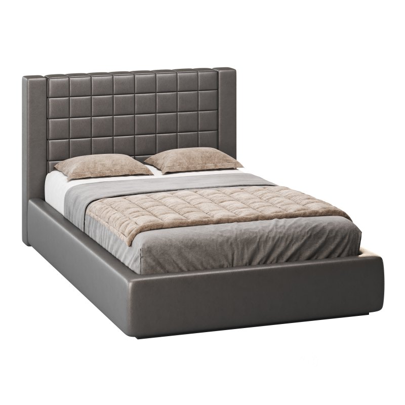 Single bed with upholstered headboard Image 9