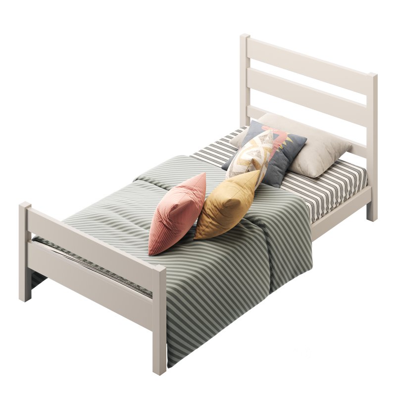 PAPROOS Twin Bed Frame for Kids Image 4