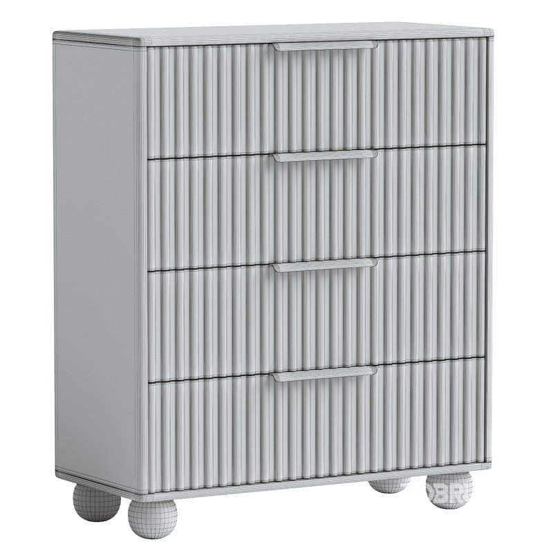 Camila 4 Drawer Wood Chest Image 2