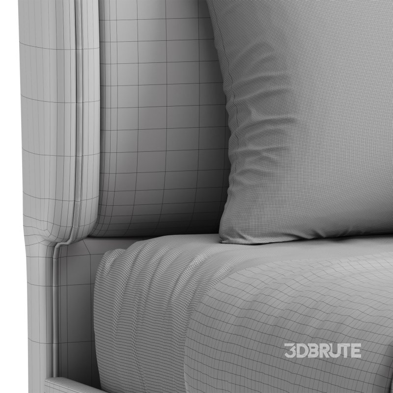 Leather Beige Bed Frame Image 14