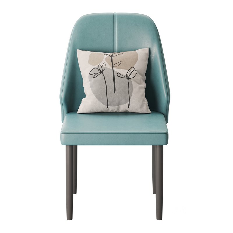 Bordered Sturdy Faux Leather Upholstered Image 11