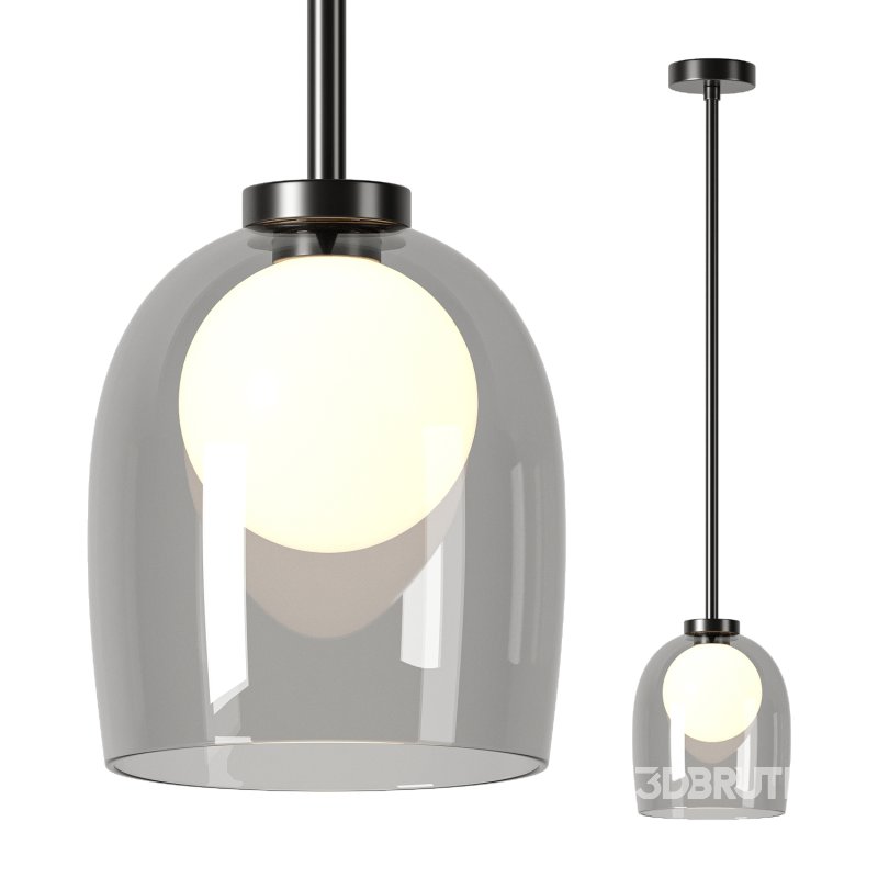 Modern Lustre Glass Ball Pendant Light Image 4