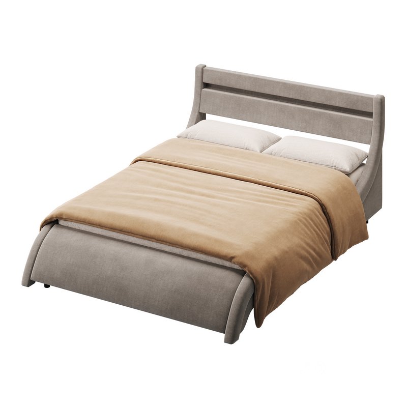 Homfa Full Size Bed Frame Image 8