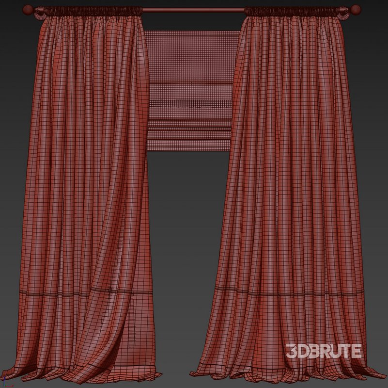 Two Tone Velvet Bottom Curtains 61 Image 2