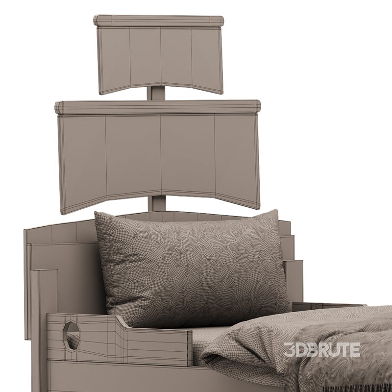 Shaped Platform Bed Image 14