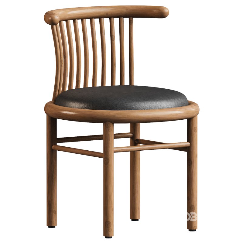 Mathilde Leather Dining Chair Image 1