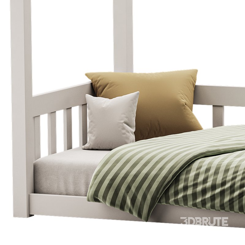 Floor Bed with Fence Image 13