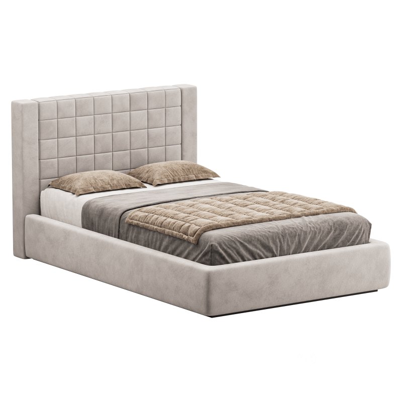 Single bed with upholstered headboard Image 5