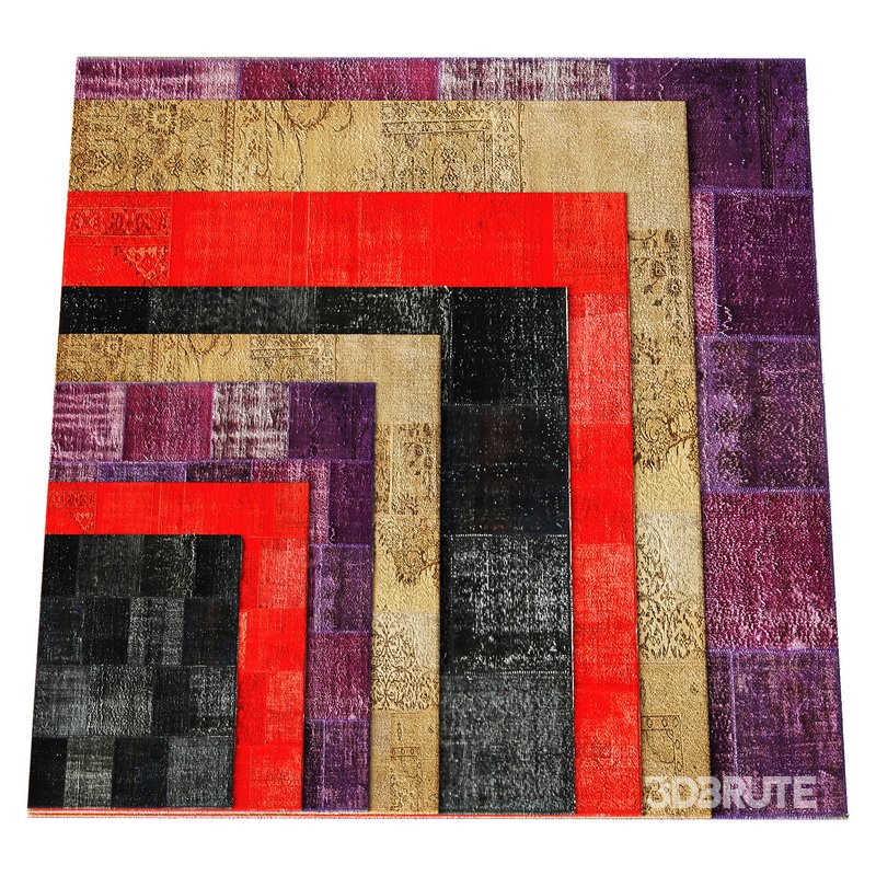 Turkish Patchwork Rugs Image 6
